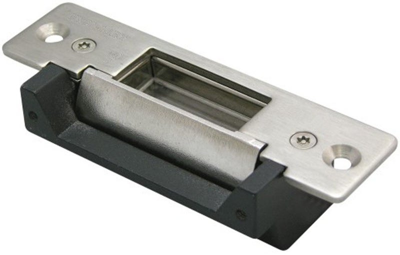 سيكو-لارم Seco-Larm SD-995C ضربة باب كهربائية آمنة من الفشل أو آمنة من الفشل للأبواب المعدنية، قوة ثابتة 1000 رطل. (454 كجم)، يمكن استخدامه مع أي نظام قفل باب أسطواني تقريبًا - Image 1